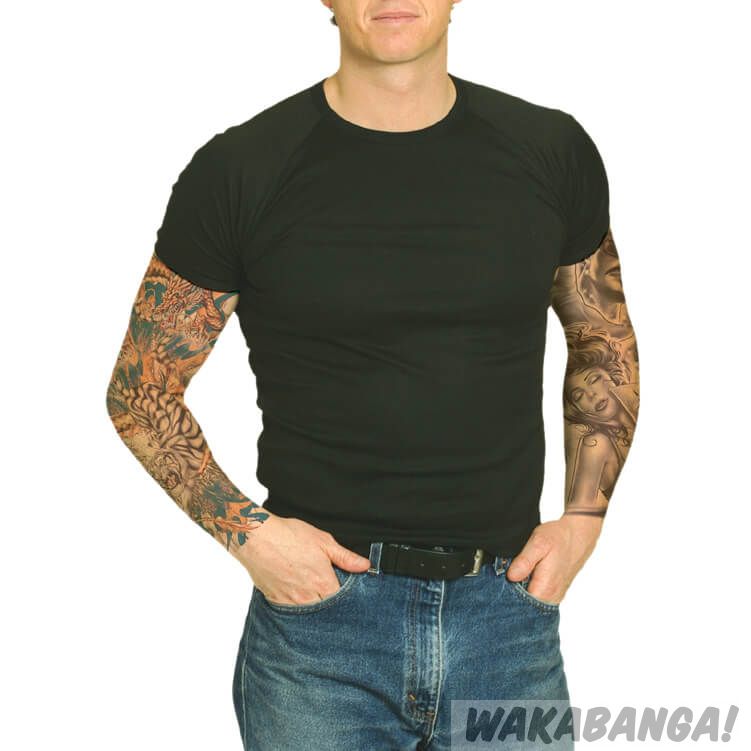 Set Chicos 2 mangas de brazo tatuadas - Wakabanga