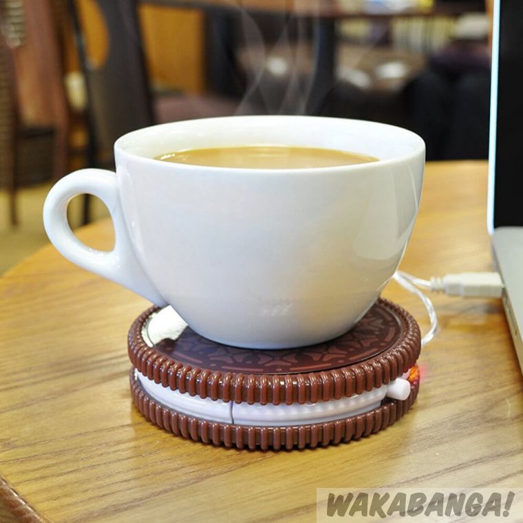Galleta calienta tazas mediante cable USB - Wakabanga