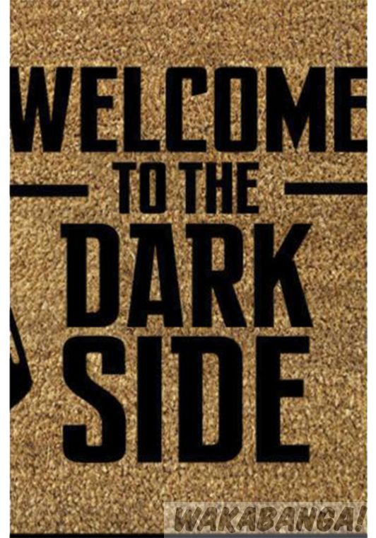 Felpudo Star Wars Welcome to the Dark Side (40x60)