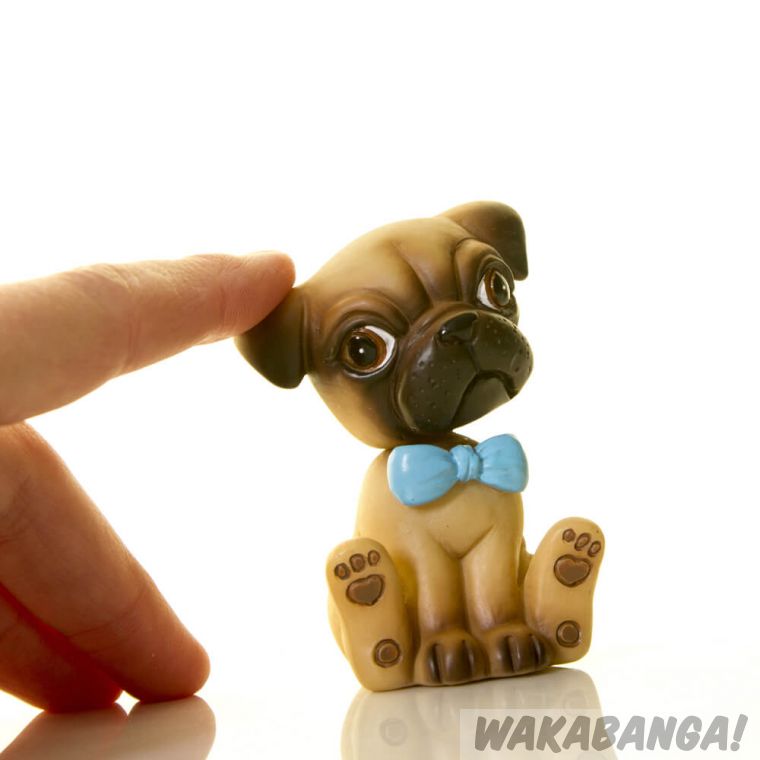 Alienación Caña Injusto Figurita perro Carlino cabeza movimiento - Wakabanga