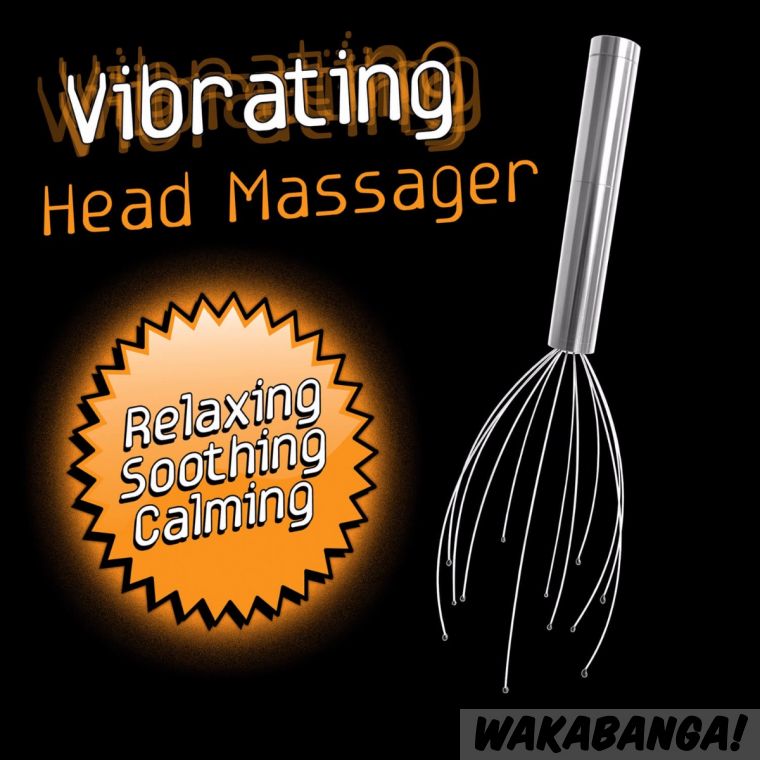 emoción En todo el mundo paquete Masajeador de cabeza que vibra - Wakabanga