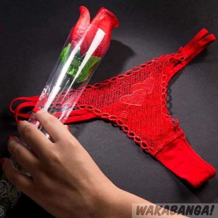 álbum de recortes Escudero Soleado Tanguita sexy escondido en una rosa roja - Wakabanga
