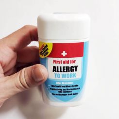 Allergy to Work Chocdrops, mini chocolatinas de broma para la alergia al trabajo