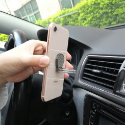 Anillo para el móvil con soporte para el ventilador del coche