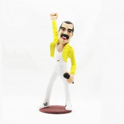 Figura de resina caricatura de Freddie Mercury