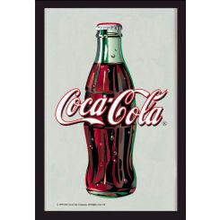 Espejo Coca-Cola modelo logo botella