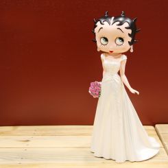 Figura Betty Boop vestido de novia