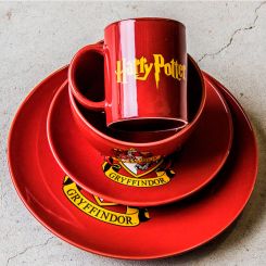 Set vajilla 4 piezas Gryffindor: Harry Potter
