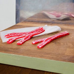 Tiras de beicon (bacon) de gominola