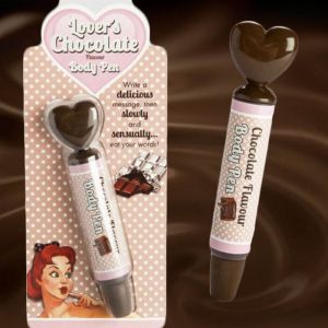 Bolígrafo para el cuerpo de Chocolate
