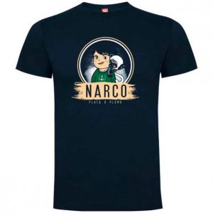 Camiseta Narco Plata o Plomo (Marco y su mono)