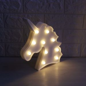 Lámpara cabeza Unicornio