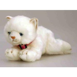 Gato peluche color blanco Misty
