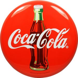 Placa decorativa de Coca-Cola