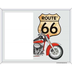 Portafoto La Ruta 66 con Harley