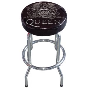 Taburete barra logo Queen