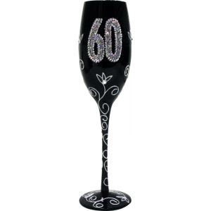 Copa de Champagne negra 60