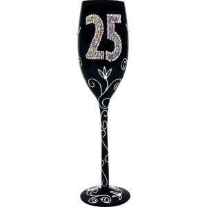 Copa de Champagne negra 25